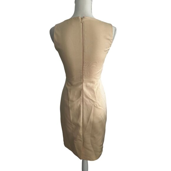 PAULE KA Womens Cream Bow Silk Dress Size 36 - Picture 8 of 8
